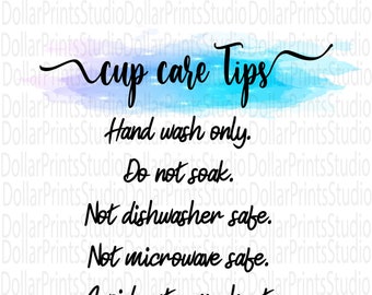 Cup care Instruction cards Instant downlaod.Cup care tips card template Instant downlaod,Print at home files