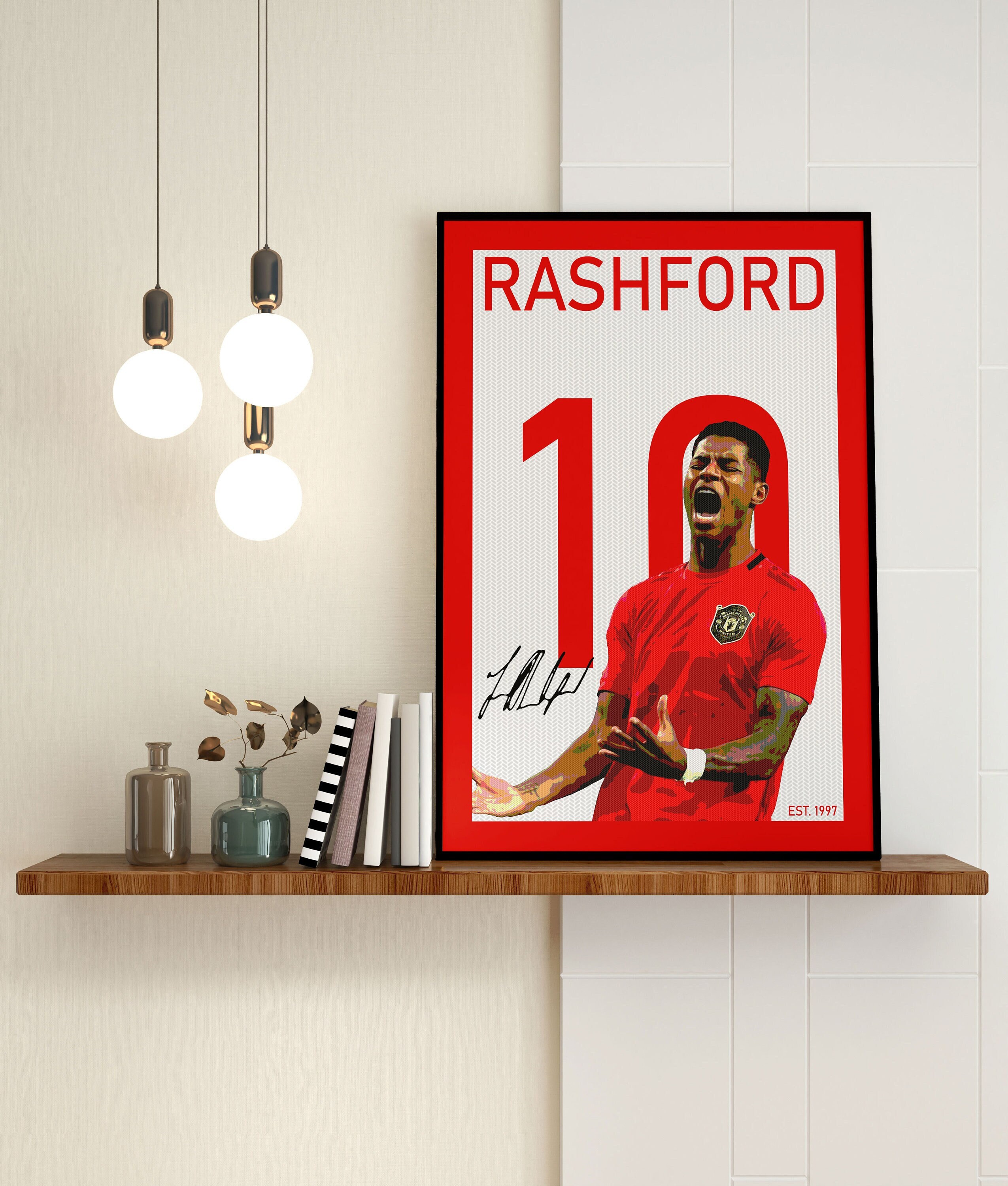 Digital Prints Rashford Manchester United Legacy Poster Print Gift Digital Prints Rashford Manchester United Legacy Poster Print Gift