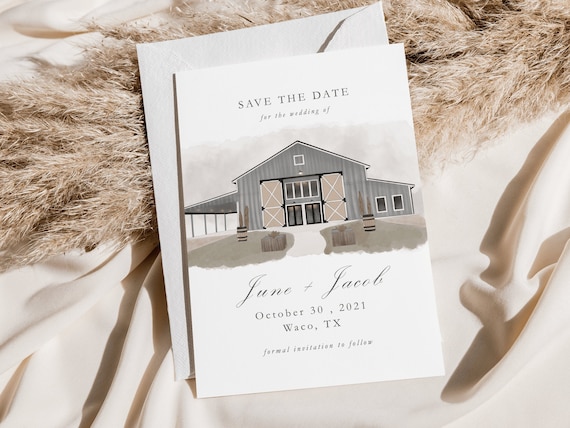 Printable Save the Date Template With Custom Hand-drawn | Etsy