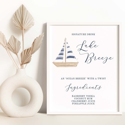 PRINTABLE CUSTOM Nautical Bridal Shower Welcome Sign | Etsy