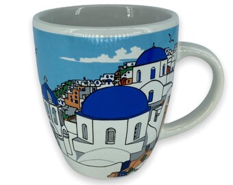 Zauber Magig Tasse Fernweh Stadt Santorini Griechenland Zauber Magig Tasse Fernweh Stadt Santorini Griechenland