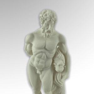 Hercules Greek Mythological Hero Handmade Alabaster Statue 21cm-8.26inches