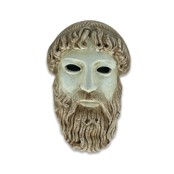 Zeus Wall Mask/king of the Greek Olympian Gods Handmade and Etsy