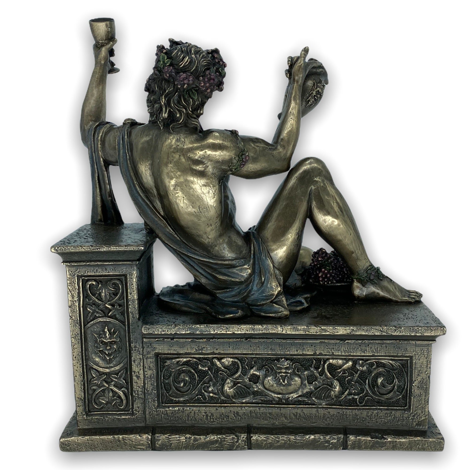 DionysusBacchus Sculptuur / Griekse God van de Wijn / Zeer Etsy
