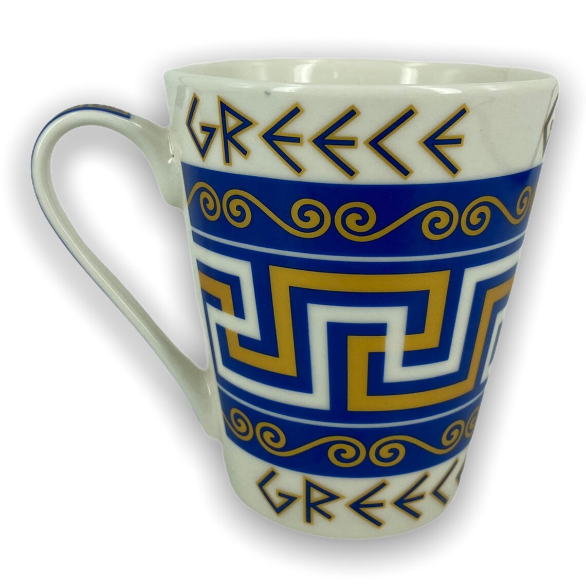 Greek Design Coffee Porcelain Mug 10cm / Greek Cup | Etsy