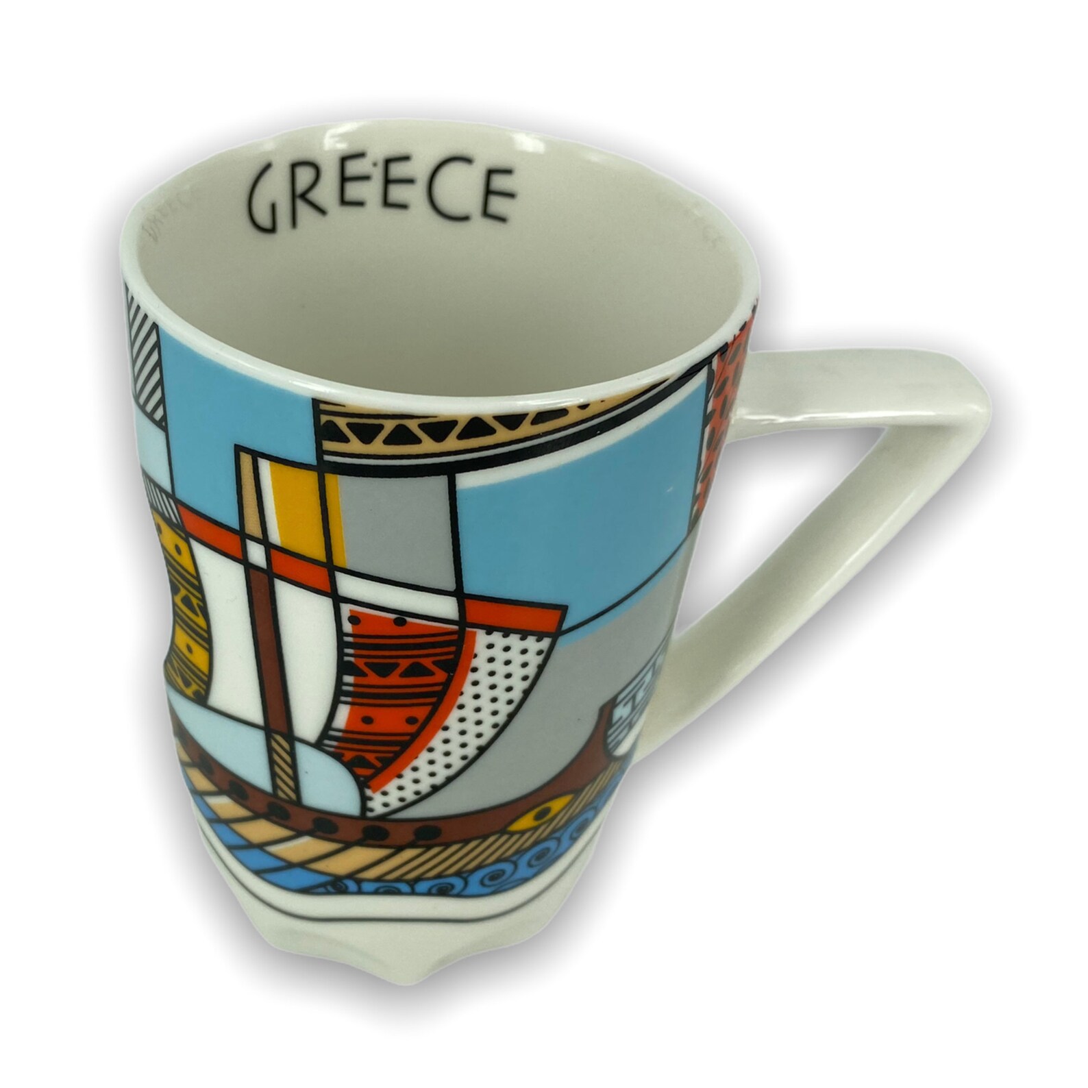 Ancient Greek Design Porcelain Coffee Mug 12cm4.72inch Etsy