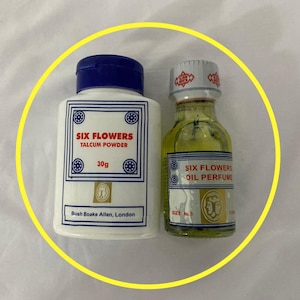 Six Flowers Powder(30g) and Oil Perfume Bundle