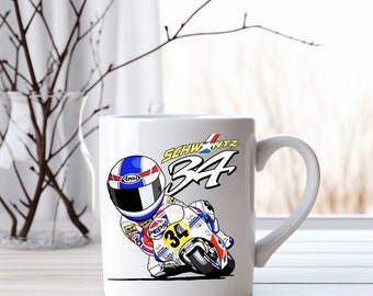 The Iconic Moto GP Legend Kevin Schwantz Mug