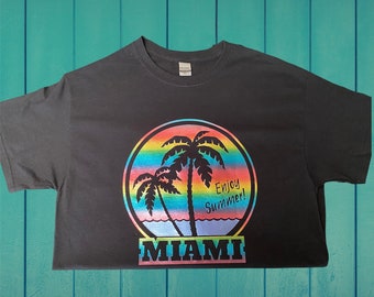 Enjoy Summer Miami Unisex T shirt
