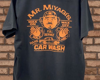 Mr Miyagi's Car Wash Fun Karate Kid T shirt