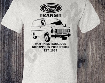 Retro Ford Transit T shirt and Mug