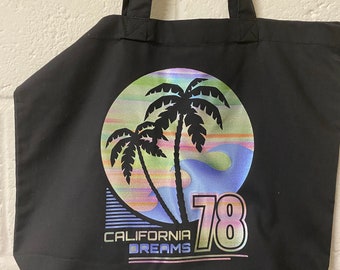 California Dreams Cotton Tote Bag