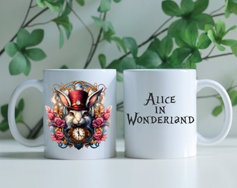 White Rabbit from Alice in Wonderland Mug