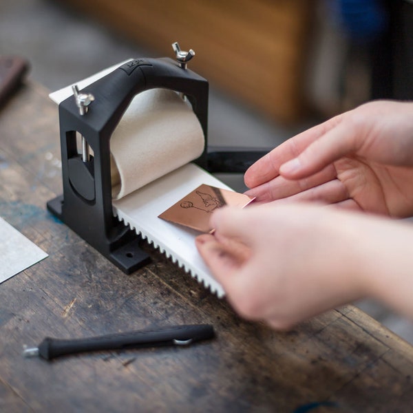 Mini Druckpresse - Tiefdruck - Druckgrafik