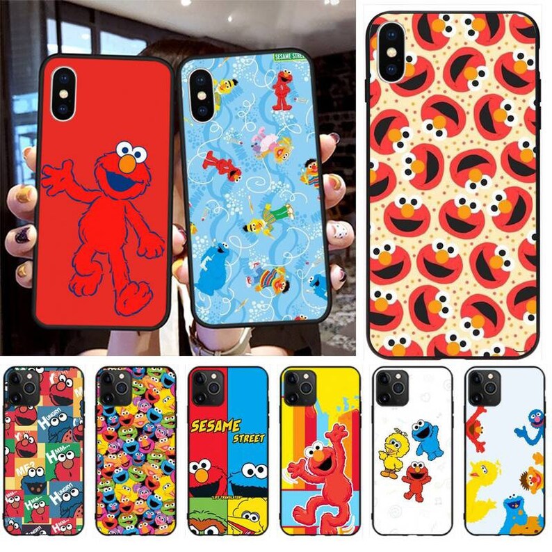 Cute cartoon sesame street Custom Photo Soft Phone Case for iPhone 11 pro XS max 8 7 6 6S Plus X 5S SE 2020 XR case