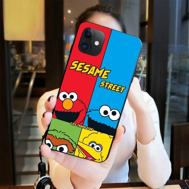Cute cartoon sesame street Custom Photo Soft Phone Case for iPhone 11 pro XS max 8 7 6 6S Plus X 5S SE 2020 XR case