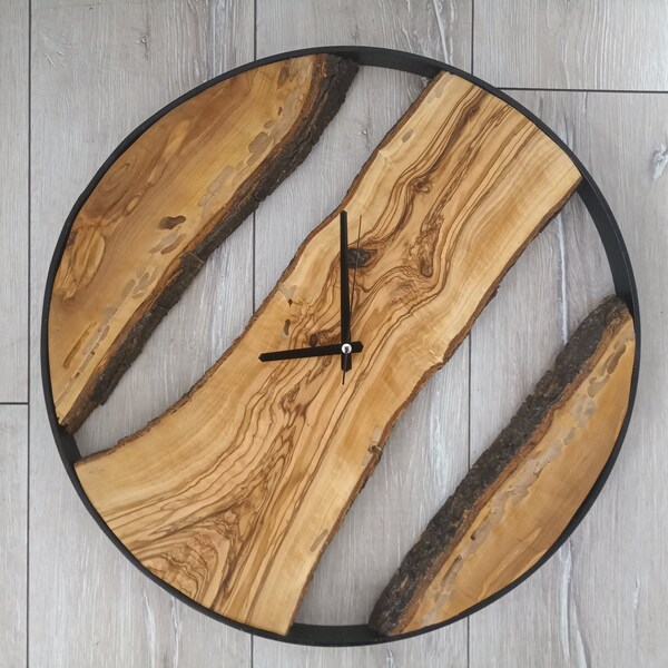Live Edge Clock Etsy UK