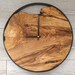 Wood Clock, Tree Slice Clock, Wood Slice Art, Natural Wood Clock ...