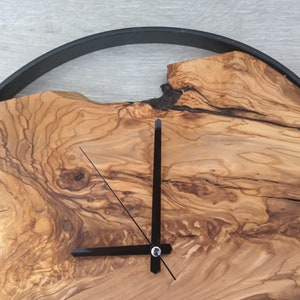 Wood Clock, Tree Slice Clock, Wood Slice Art, Natural Wood Clock ...