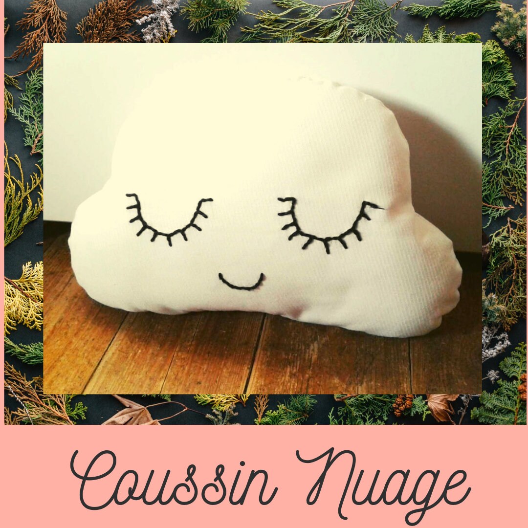 Joli Coussin Nuage Déco