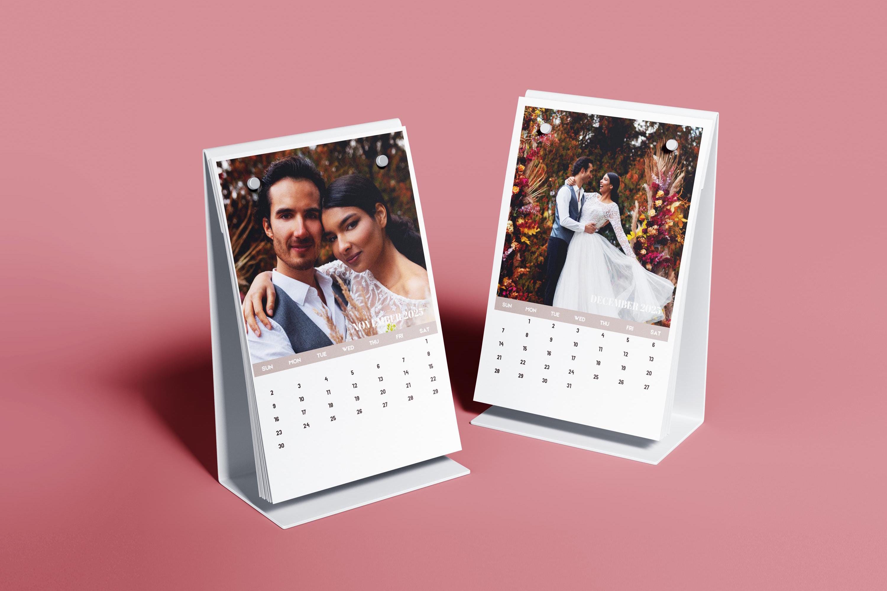 5x7 Calendar Template Free 2025 