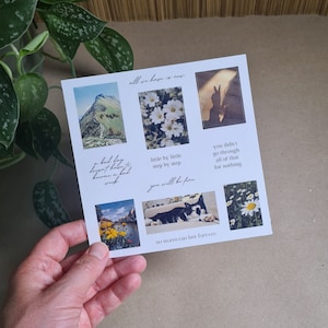Journaling Sticker Sheet, esthetische transparante stickers, alles wat we nu hebben, Made in Switzerland