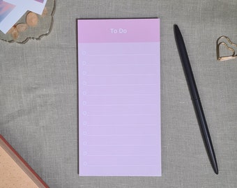 To Do List | To Do Notepad | Pastel colored To Do List for your everyday life | Pink and Mint