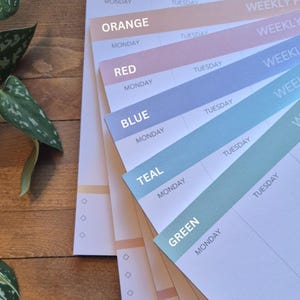 A4 weekly planner notepad for all your tasks during the week | Made in Switzerland