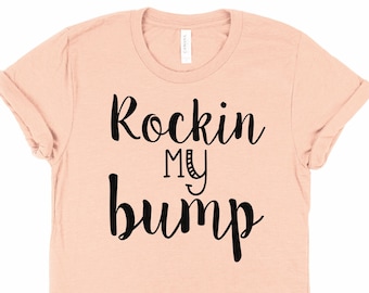 Slogan for Mum to Be Christmas Mother to be Present Purple Print House Womens Bumps First Christmas Maternity T Shirt