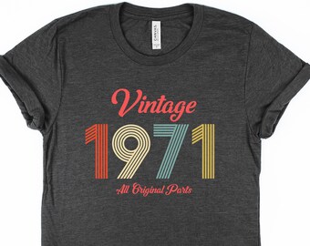 51st Birthday Shirt - Vintage 1973 Year Born Gift T-Shirt For Men & Women