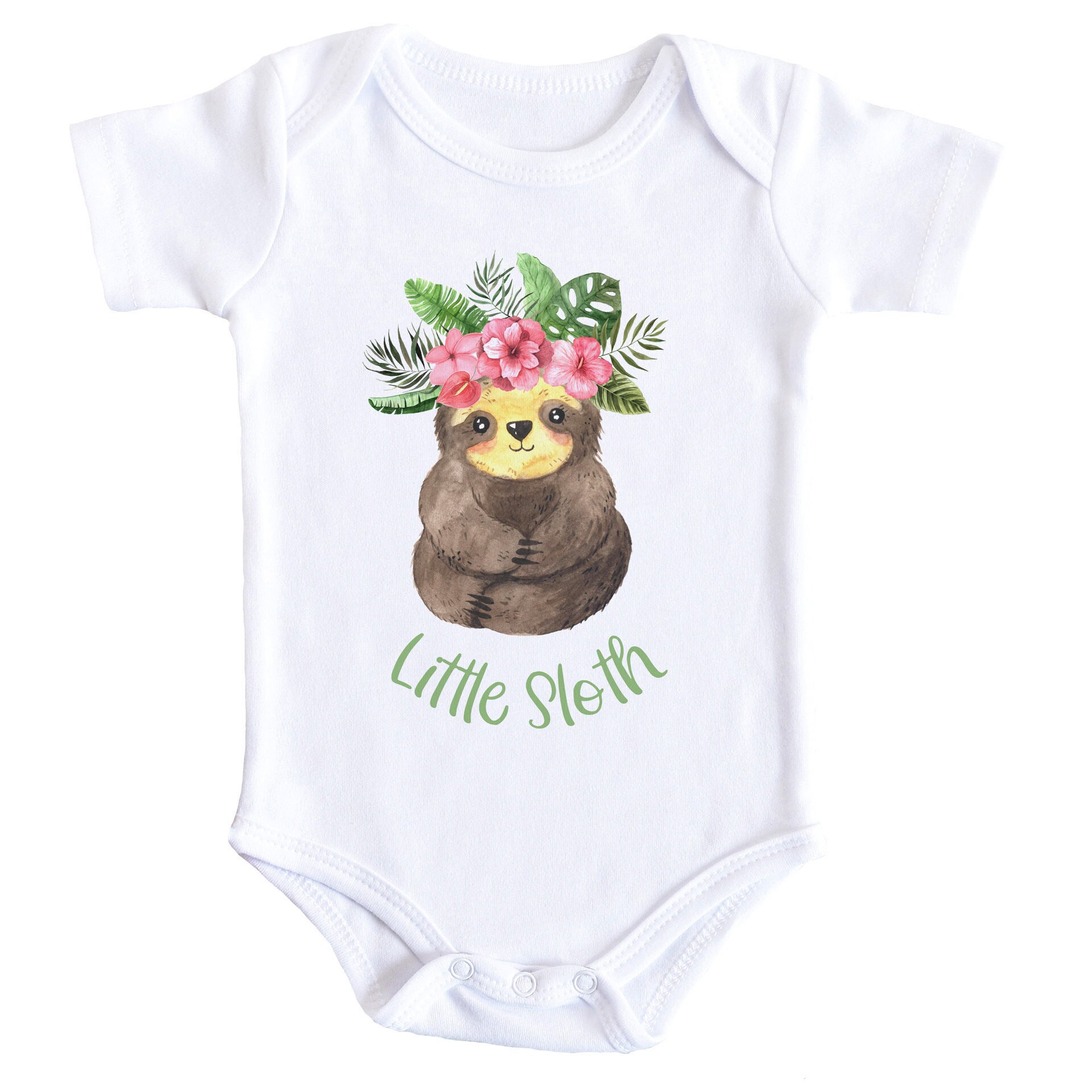 Little Sloth Baby Onesie Bodysuit Funny Sloth Cute Kids | Etsy