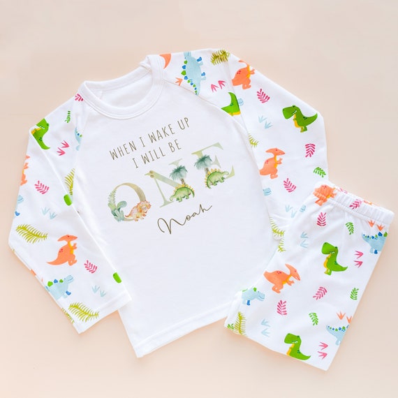 Personalised dinosaur pjs hotsell