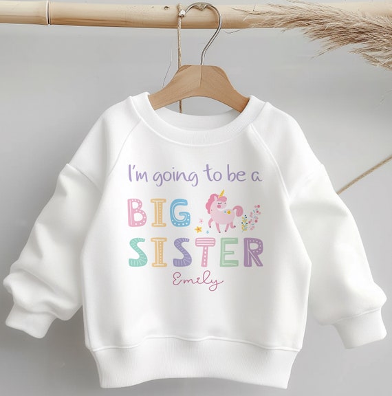 Kids Unicorn Big Sister Shirt I'm Going To Be A Big Sister T Kids Unicorn Big Sister Shirt I'm Going To Be A Big Sister T