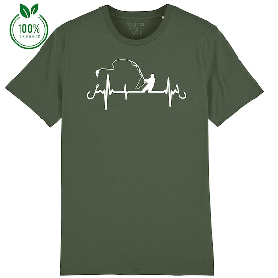 Fishing Heartbeat Shirt Lucky Fishing T Shirt Fishing Tee