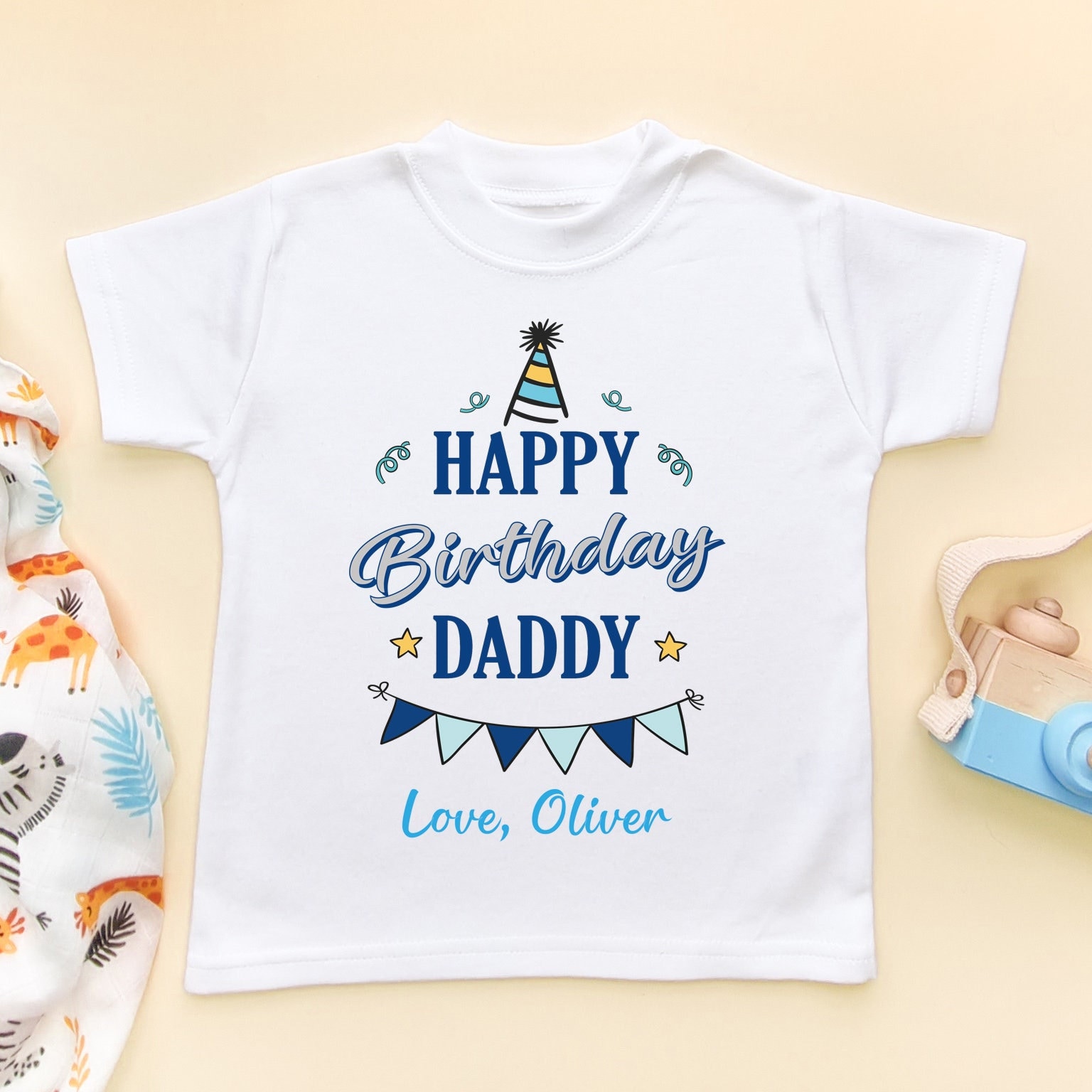 Happy Birthday Daddy Shirt For Baby 2024