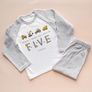 I Am 5 Pyjamas Etsy UK