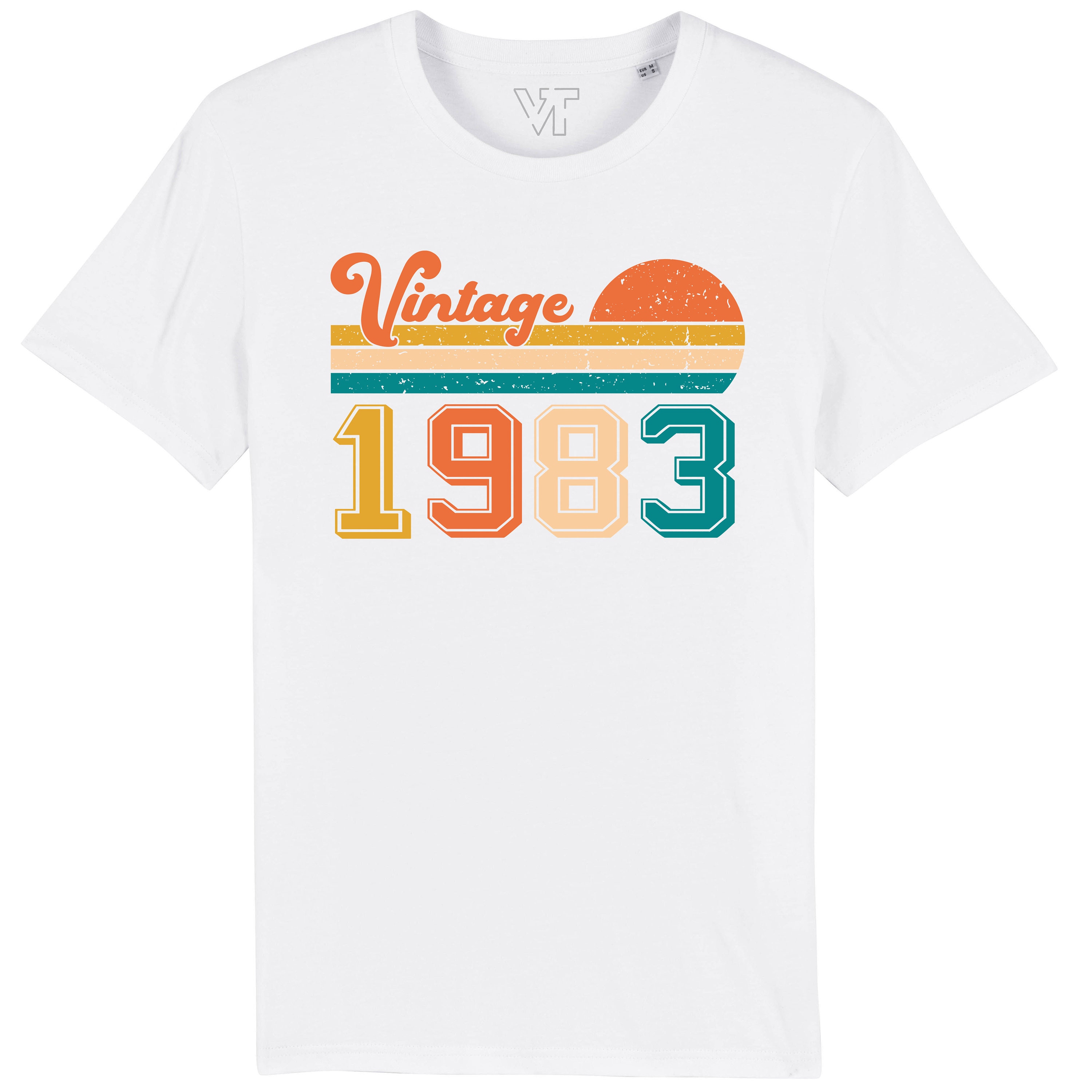 Discover 40th Birthday Shirt Vintage 1983 T Shirt 1983 Birthday Gift 40th Birthday T-Shirt