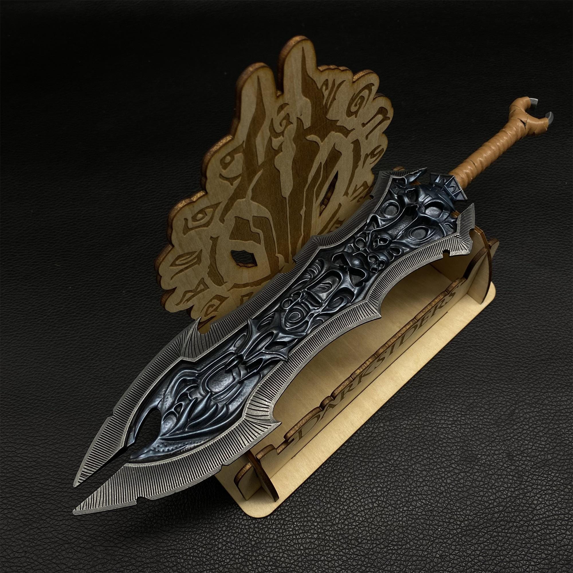 Handforged Metal 1/6 Chaoseater Greatsword Classical Dark Rider