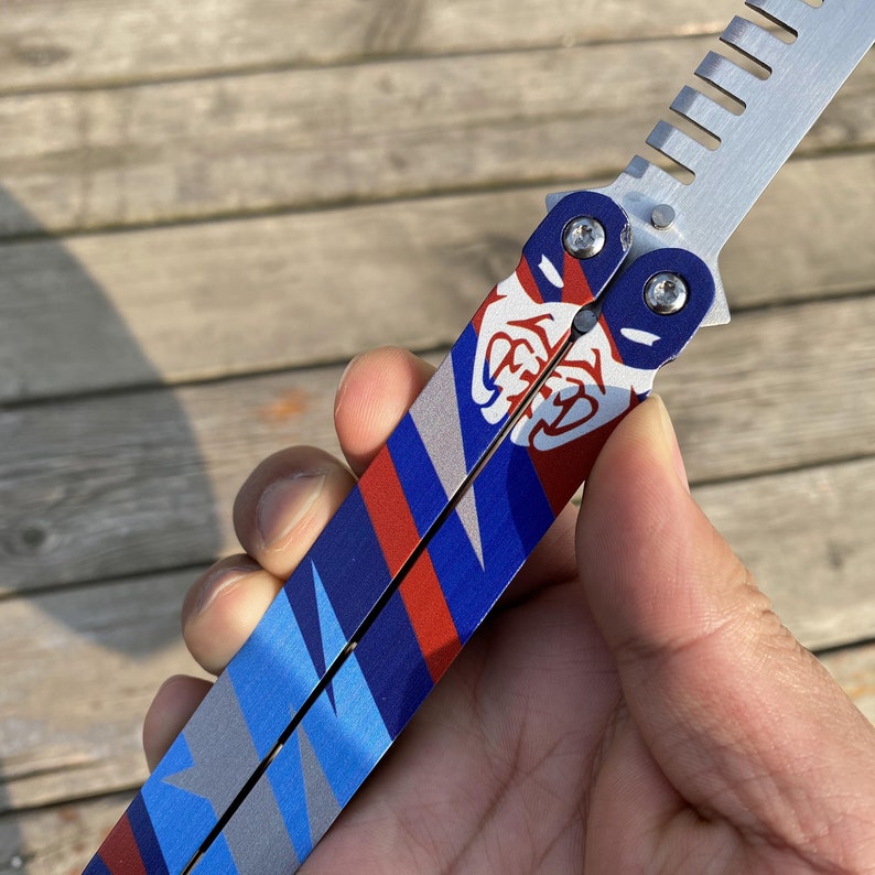 Yoru Knife Yoru Comb Stainless Steel Butterfly Trainer Etsy