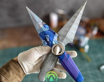 3D Printed Metal Jett Kunai Go Volume 1 Knife Jett Go Vol Knife Kunai Life Size Metal Replica Cosplay Prop Game Collection Gamer Gift