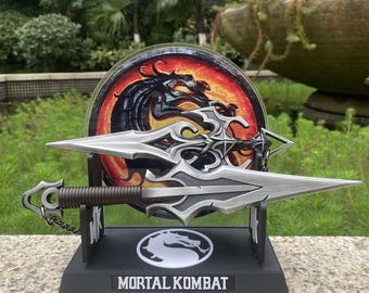 MK Scorpion Kunai Dull Blade Scorpion Knife Metal Prop For Home Decoration