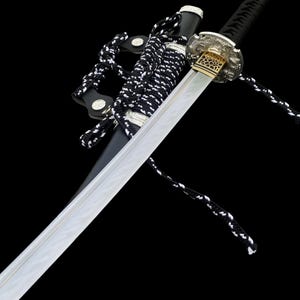 Handmade High Quality Carbon Steel Katana Black Blade Samurai Sword Full Tang Katana Japanese Sword