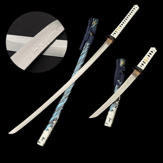 Handmade Ghost of Tsushima Katana Damascus Steel Lord Jin Sakai