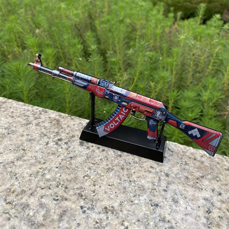 Tiny CS2 AK47 Bloodsport Miniature CSGO AK47 Gamer Christmas Gift for ...