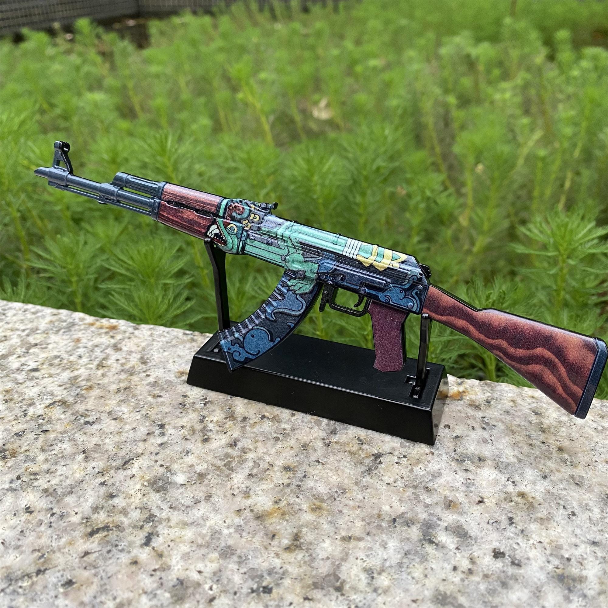 Rare Skin Ak-47 Collection Tiny Metal CS2 AK47 Craft CSGO Gamer ...