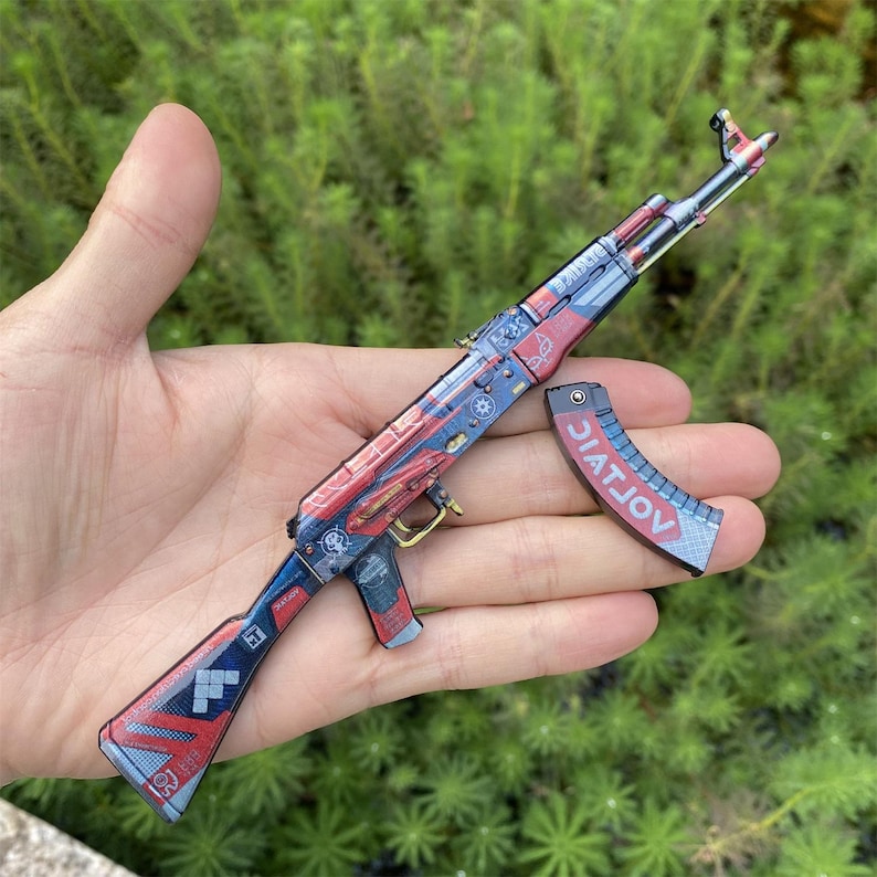 Tiny CS2 AK47 Bloodsport Miniature CSGO AK47 Gamer Christmas Gift for ...