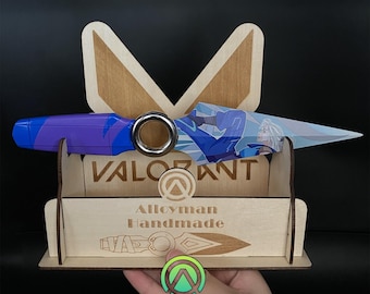 3D Printed Metal Jett Kunai Go Volume 1 Knife Jett Go Vol Kunai Life Size Metal Replica Cosplay Prop Val Game Collection With Stand