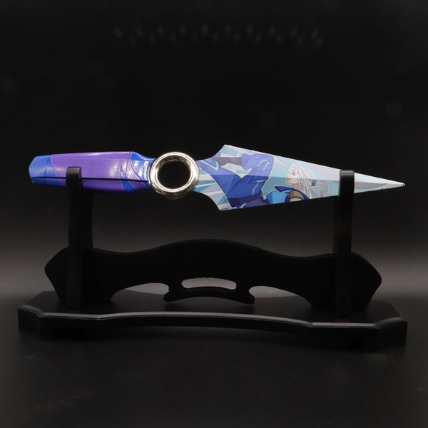GO Volume 1 Messer Jett Go VoL Messer Kunai Lebensgröße Metal Replik Cosplay Prop Game Collection Gamer Geschenk