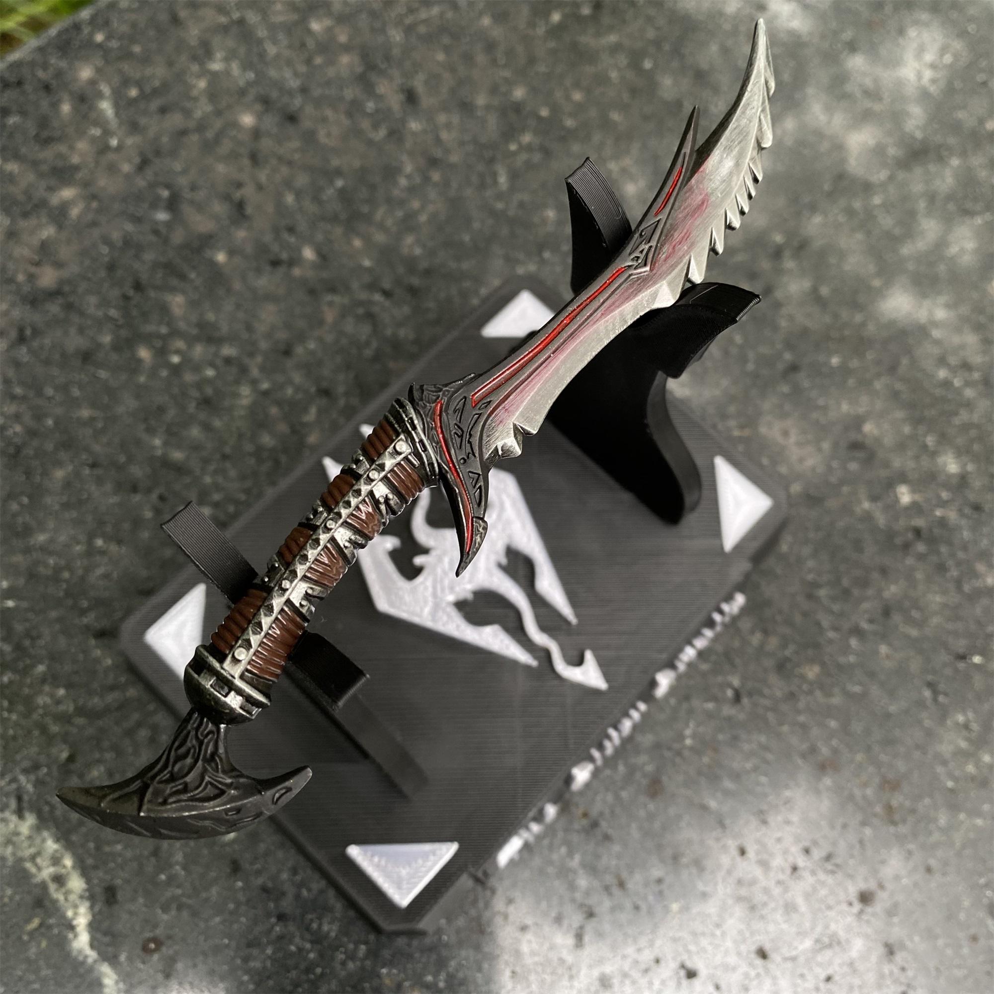 Skyrim 1/6 Scale Tiny Daedric Dagger Metal Miniature Gamer Christmas ...