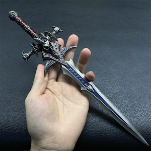 Lich King Arthas Frostmourne Sword Metal Miniature For Game Room Decoration 30CM/11.8" With Display Holder Frostmourne Only